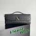 Bottega Veneta Leather Clutch with Knot Closure #A45659