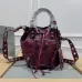 Balenciaga Bucket Bag: Burgundy Leather, Studded Edges, A Bold Fashion Statement size:30×23×17cm #A54208