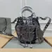 Balenciaga Bucket Bag: Burgundy Leather, Studded Edges, A Bold Fashion Statement size:30×23×17cm #A54208