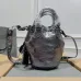 Balenciaga Bucket Bag: Burgundy Leather, Studded Edges, A Bold Fashion Statement size:30×23×17cm #A54208