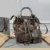 Balenciaga Bucket Bag: Burgundy Leather, Studded Edges, A Bold Fashion Statement size:30×23×17cm #A54208