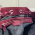 Balenciaga Bucket Bag: Burgundy Leather, Studded Edges, A Bold Fashion Statement size:30×23×17cm #A54208