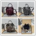 Balenciaga Bucket Bag: Burgundy Leather, Studded Edges, A Bold Fashion Statement size:30×23×17cm #A54208