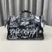 Balenciaga Distressed  Bag with Graffiti Details #A46204