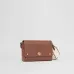 Burberry Crossbody Bag: Logo - Embroidered Strap &amp; Leather, A Nod to Heritage size:25×8×18cm #A54201