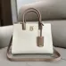 Burberry Handbag: Two - Tone Leather &amp; Gold “TB” Logo, Epitomizing Sophisticated Elegance size:27×11×20cm #A54200