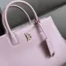 Burberry Handbag: Two - Tone Leather &amp; Gold “TB” Logo, Epitomizing Sophisticated Elegance size:27×11×20cm #A54200