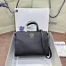 Burberry Timeless White Leather Handbag with Gold - Accented Lock and Dual Handles size:24×3×9cm #A54100