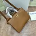 Burberry Timeless White Leather Handbag with Gold - Accented Lock and Dual Handles size:24×3×9cm #A54100