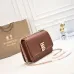 Burberry Leather Shoulder Bag with Chain Strap #A45669