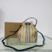 Burberry Phoebe Heritage Stripe Bucket Bag Archive Beige #A50418