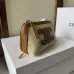CELINE CLUTCH ON CHAIN CUIR TRIOMPHE IN TEXTILE AND CALFSKIN #A49271