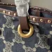 CELINE Macadam Tote Bags Denim leather blue #A49269
