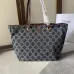 CELINE Macadam Tote Bags Denim leather blue #A49269