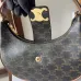 Celine Dnu Ava Medium Triomphe Coated Canvas &amp; Leather Shoulder Bag #A49275