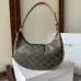 Celine Dnu Ava Medium Triomphe Coated Canvas &amp; Leather Shoulder Bag #A49275