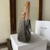 Celine Dnu Ava Medium Triomphe Coated Canvas &amp; Leather Shoulder Bag #A49275