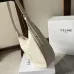 Celine Heloise Triomphe Canvas &amp; Leather Shoulder Bag Women's #A49261
