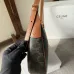 Celine Heloise Triomphe Canvas &amp; Leather Shoulder Bag Women's #A49261