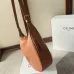Celine Heloise Triomphe Canvas &amp; Leather Shoulder Bag Women's #A49261