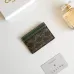 Celine Leather Card Case with Logo Print #A46199