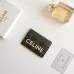 Celine Leather Card Case with Logo Print #A46199