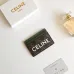 Celine Leather Card Case with Logo Print #A46199