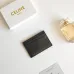 Celine Leather Card Case with Logo Print #A46199