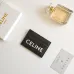 Celine Leather Card Case with Logo Print #A46199