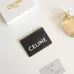 Celine Leather Card Case with Logo Print #A46199