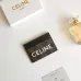 Celine Leather Card Case with Logo Print #A46199