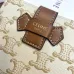 Celine Leather Wallet with Triomphe Closure #A46200