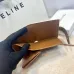 Celine Leather Wallet with Triomphe Closure #A46200