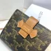 Celine Leather Wallet with Triomphe Closure #A46200