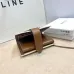 Celine Leather Wallet with Triomphe Closure #A46200