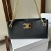 Celine NEWSPAPER CHAIN BAG TRIOMPHE SOFT in SUPPLE CALFSKIN #A49277