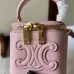 Celine Smooth Calfskin Cuir Triomphe Mini Vanity Case Tan #A49273