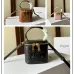 Celine Smooth Calfskin Cuir Triomphe Mini Vanity Case Tan #A49273