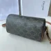 Celine Triomphe Canvas Calfskin Small Boston Bag #A49297