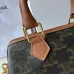 Celine Triomphe Canvas Calfskin Small Boston Bag #A49297