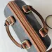 Celine Triomphe Canvas Calfskin Small Boston Bag #A49297