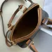 Celine Triomphe Canvas Calfskin Small Boston Bag #A49297