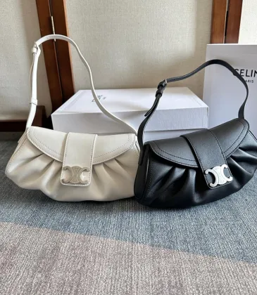 Celine Triomphe Shoulder Bag with Flap Closure #A45667