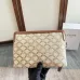 SMALL POUCH WITH STRAP IN TRIOMPHE CANVAS WITH CELINE PRINT #A49263
