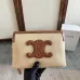 SMALL POUCH WITH STRAP IN TRIOMPHE CANVAS WITH CELINE PRINT #A49263