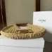 vCELINE CLASSIC PANIER HOBO BAG IN RAFFIA AND CALFSKIN #A49278