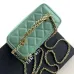 CHANEL CC GHW Vanity Case 2 Way Shoulder Bag #A49145