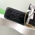 CHANEL CC GHW Vanity Case 2 Way Shoulder Bag #A49145
