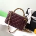 CHANEL CC GHW Vanity Case 2 Way Shoulder Bag #A49145