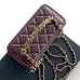 CHANEL CC GHW Vanity Case 2 Way Shoulder Bag #A49145